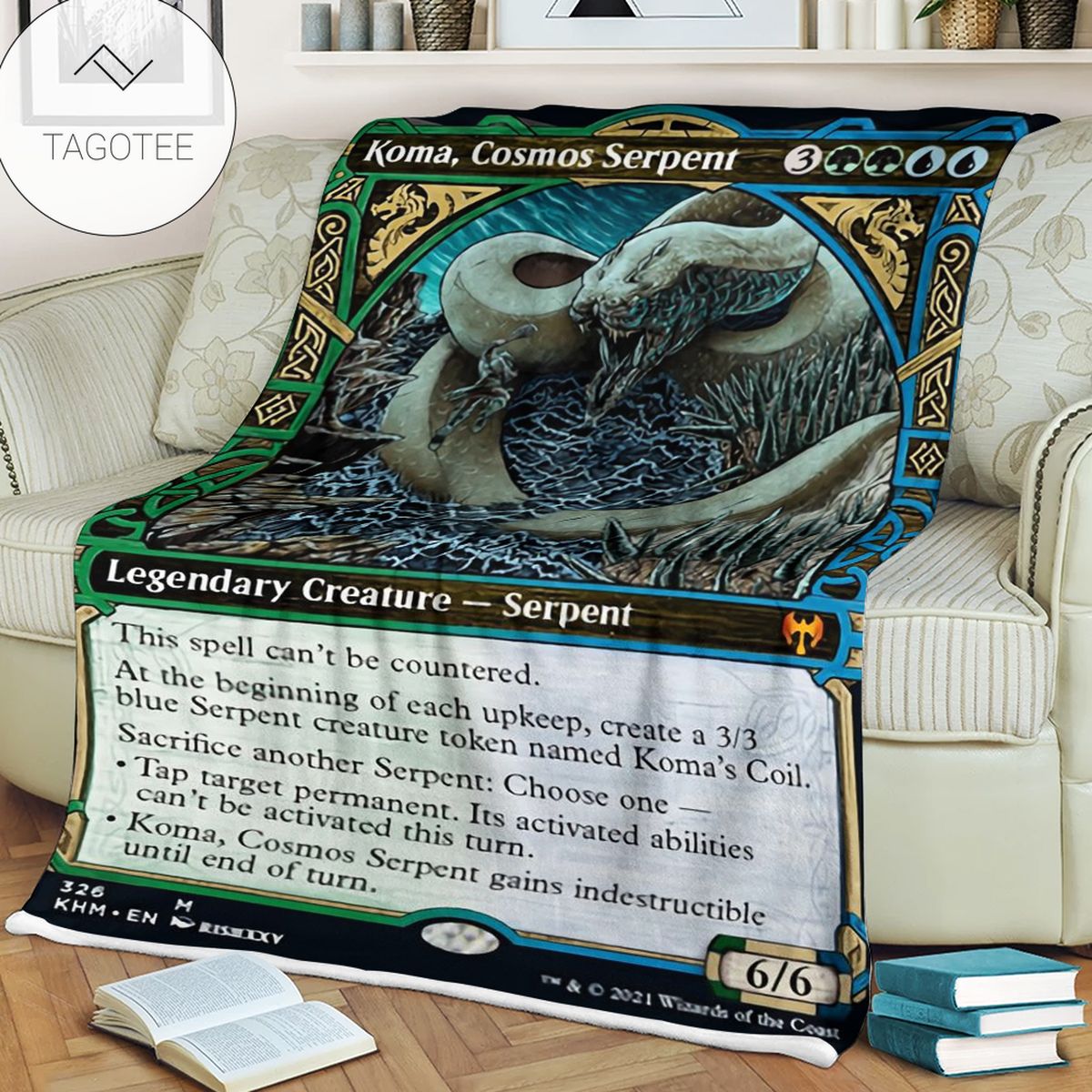 Game Mtg Magic The Gathering Koma Cosmos Serpent Blanket Game Mtg Magic The Gathering Koma Cosmos Serpent Blanket