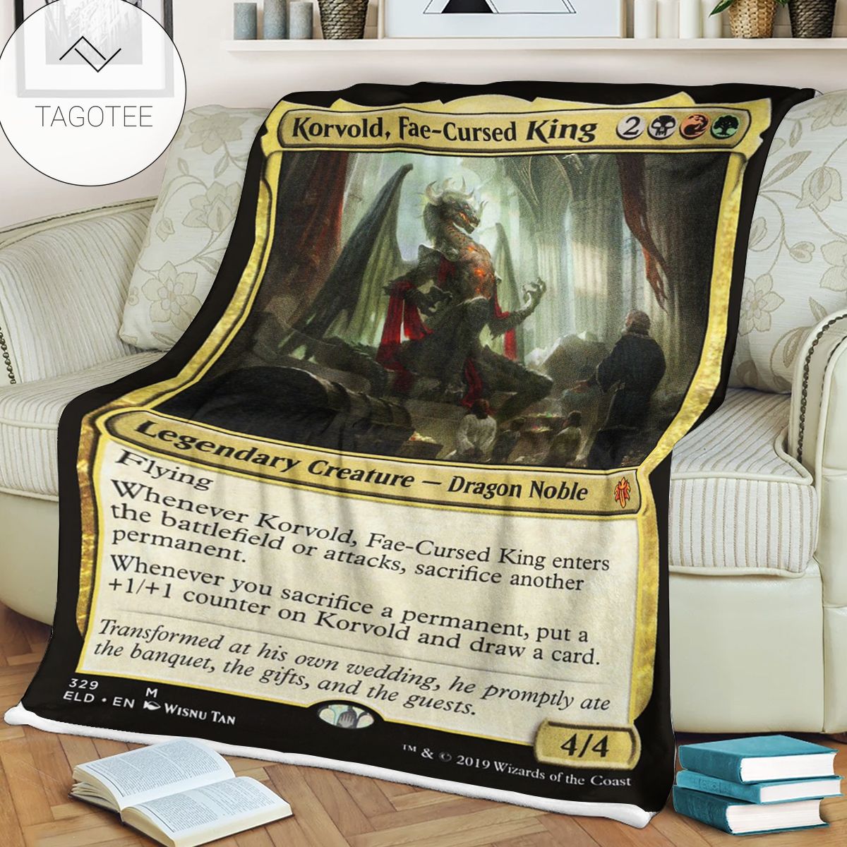 Game Mtg Magic The Gathering Korvold Faecursed King Blanket Game Mtg Magic The Gathering Korvold Faecursed King Blanket