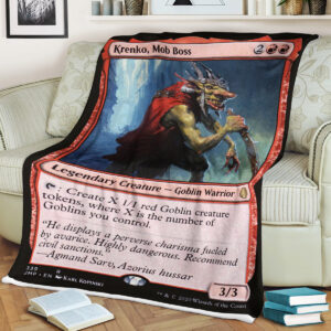 Game Mtg Magic The Gathering Krenko Mob Boss Blanket 2