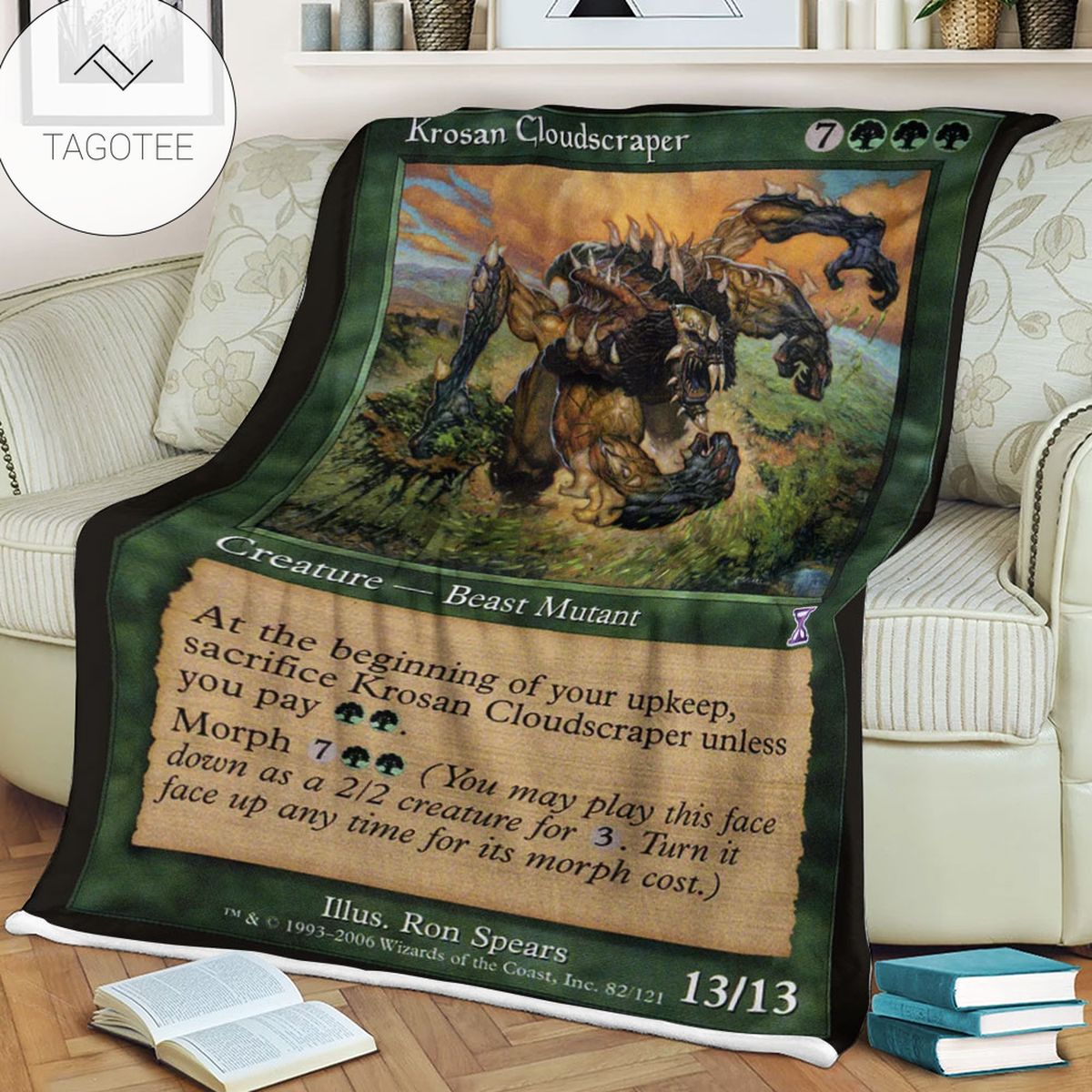 Game Mtg Magic The Gathering Krosan Cloudscraper Fleece Blanket Game Mtg Magic The Gathering Krosan Cloudscraper Fleece Blanket