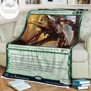 Game Mtg Magic The Gathering Legend Vorinclex Voice Of Hunger Blanket Tagotee