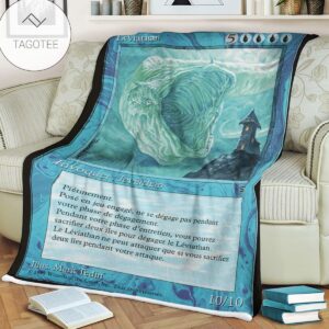 Game Mtg Magic The Gathering Leviathan Fleece Blanket