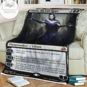 Game Mtg Magic The Gathering Liliana The Last Hope Blanket