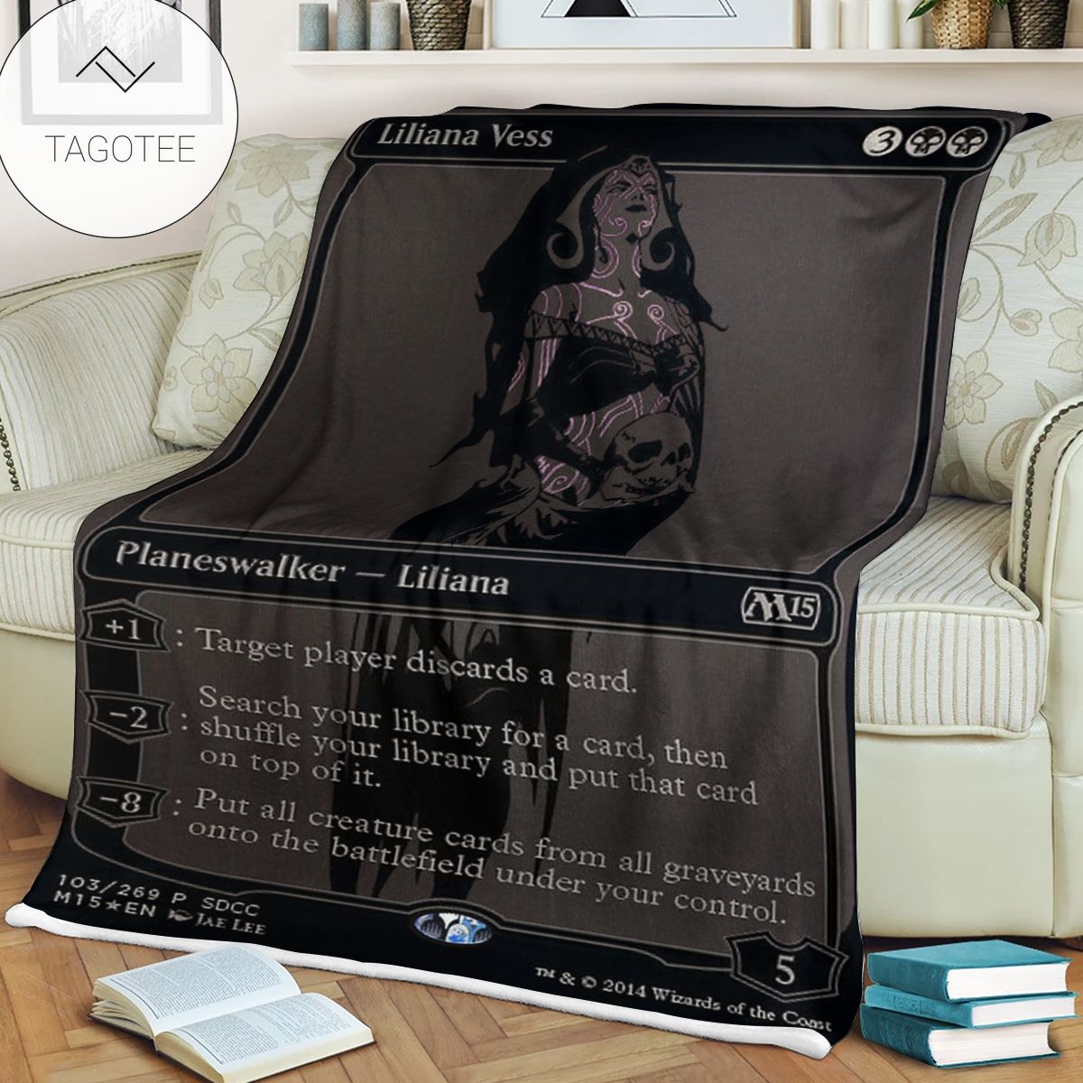 Game Mtg Magic The Gathering Liliana Vess Blanket Tagotee Game Mtg Magic The Gathering Liliana Vess Blanket Tagotee