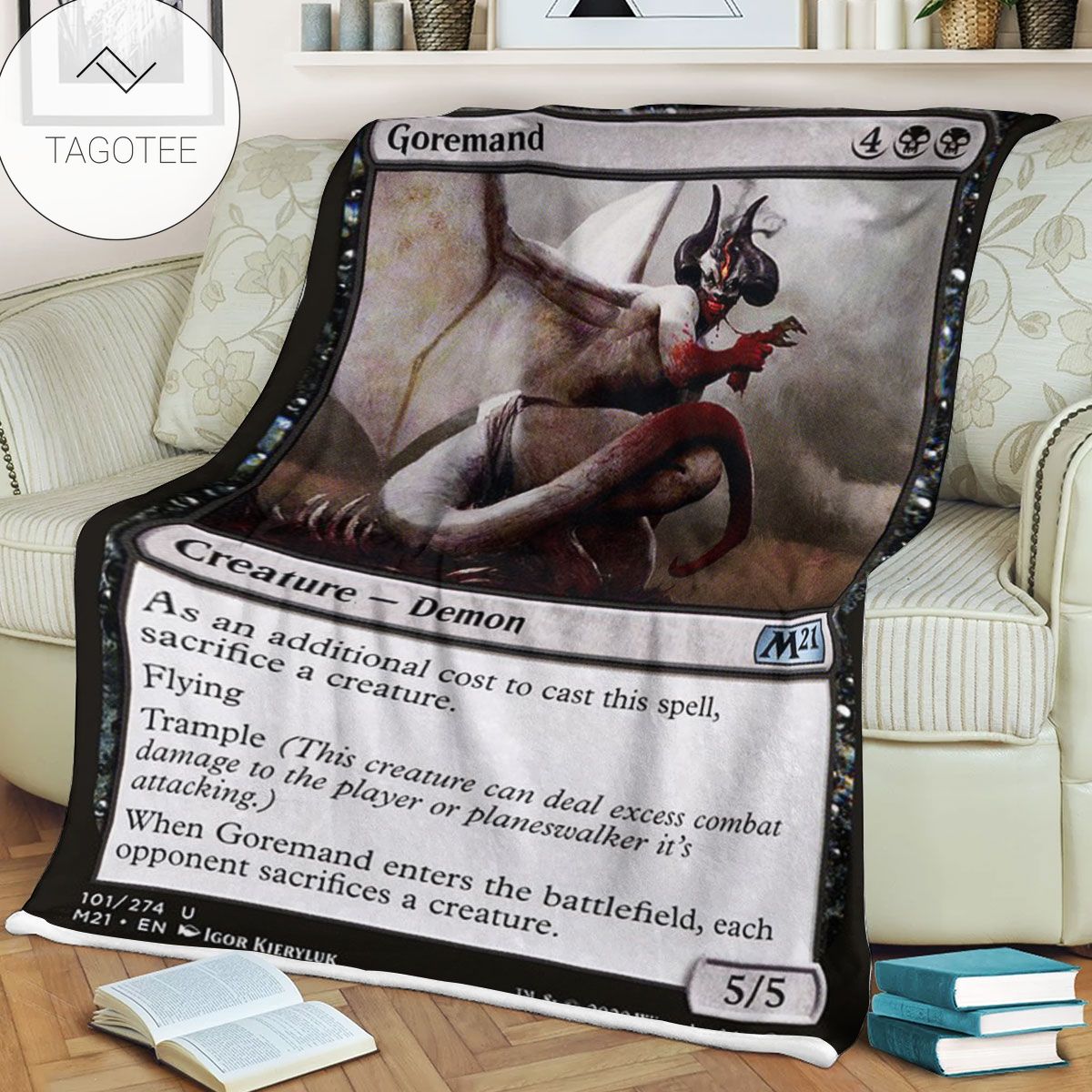 Game Mtg Magic The Gathering M21 101 Goremand Fleece Blanket Game Mtg Magic The Gathering M21 101 Goremand Fleece Blanket