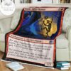 Game Mtg Magic The Gathering M21 130 Battle Rattle Shaman Fleece Blanket