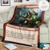 Game Mtg Magic The Gathering M21 155 Onakke Ogre Fleece Blanket Tagotee