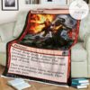 Game Mtg Magic The Gathering M21 160 Soul Sear Fleece Blanket