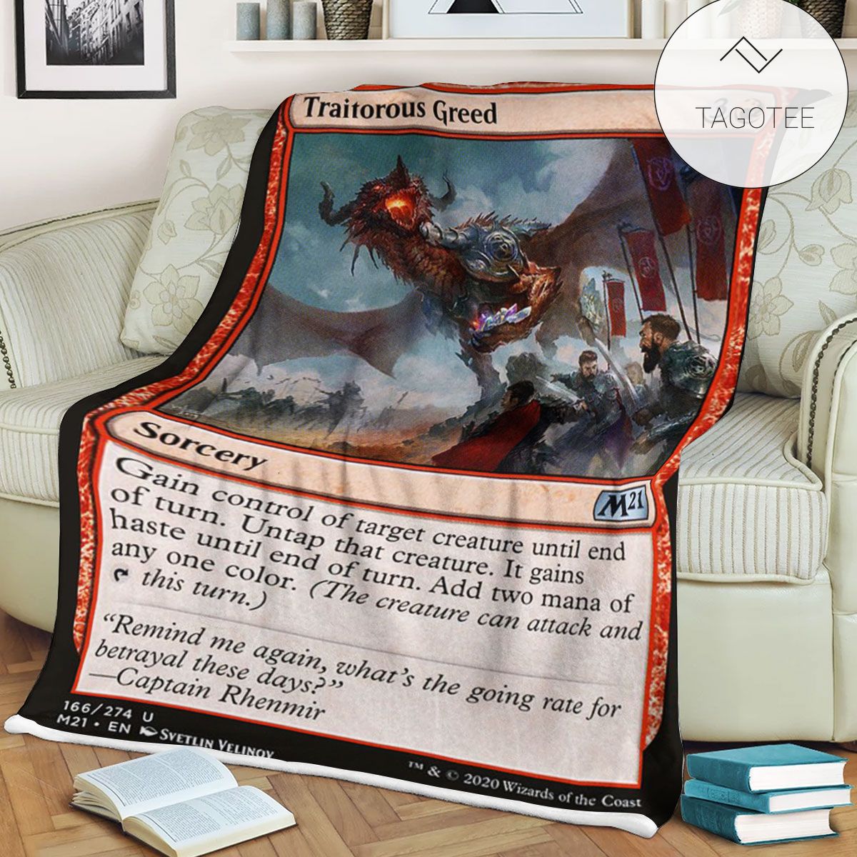 Game Mtg Magic The Gathering M21 166 Traitorous Greed Fleece Blanket Tagotee Game Mtg Magic The Gathering M21 166 Traitorous Greed Fleece Blanket Tagotee
