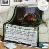 Game Mtg Magic The Gathering M21 204 Scavenging Ooze Fleece Blanket