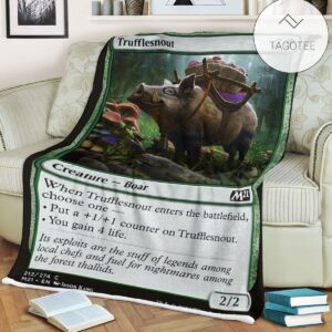 Game Mtg Magic The Gathering M21 212 Trufflesnout Fleece Blanket