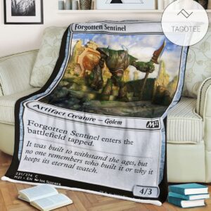 Game Mtg Magic The Gathering M21 231 Forgotten Sentinel Fleece Blanket