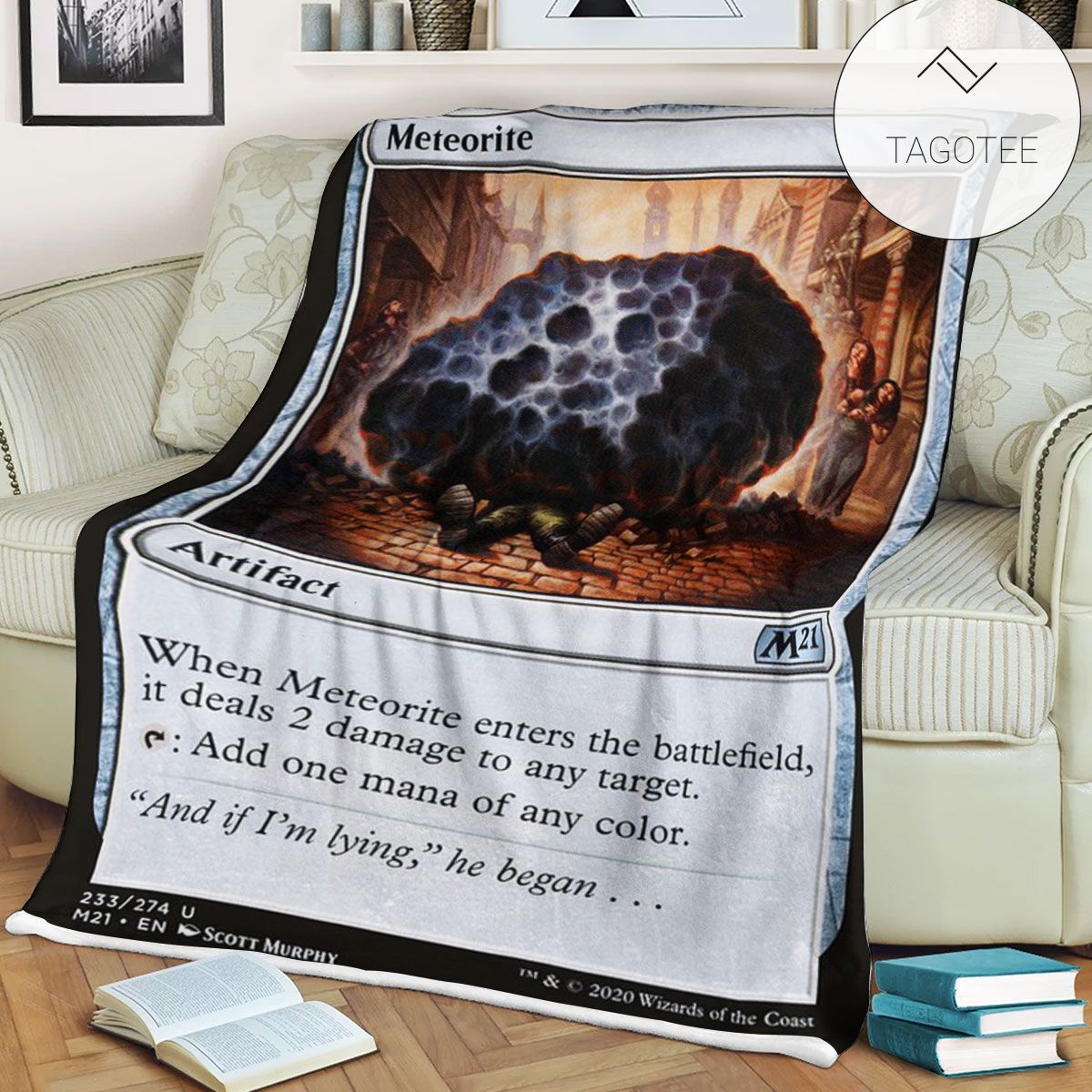 Game Mtg Magic The Gathering M21 233 Meteorite Fleece Blanket Tagotee Game Mtg Magic The Gathering M21 233 Meteorite Fleece Blanket Tagotee