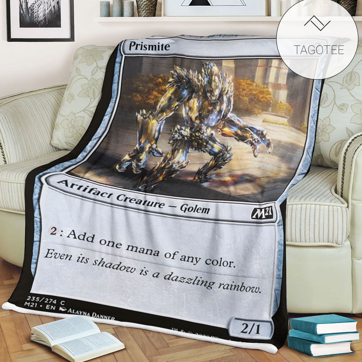 Game Mtg Magic The Gathering M21 235 Prismite Fleece Blanket Game Mtg Magic The Gathering M21 235 Prismite Fleece Blanket