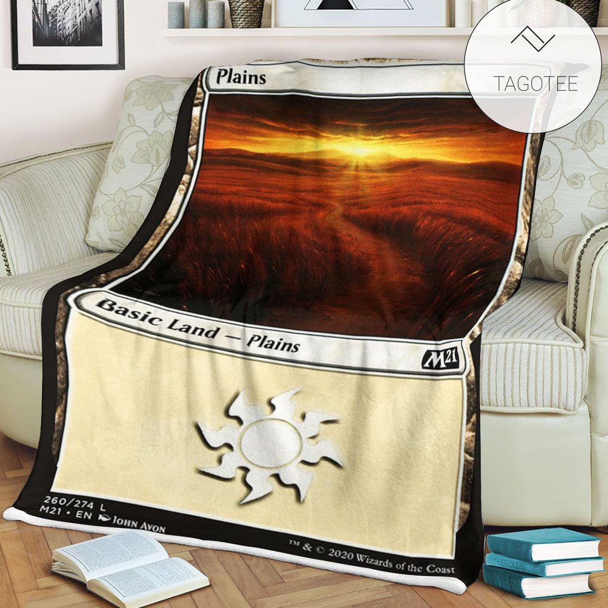 Game Mtg Magic The Gathering M21 260 Plains Fleece Blanket Tagotee Game Mtg Magic The Gathering M21 260 Plains Fleece Blanket Tagotee