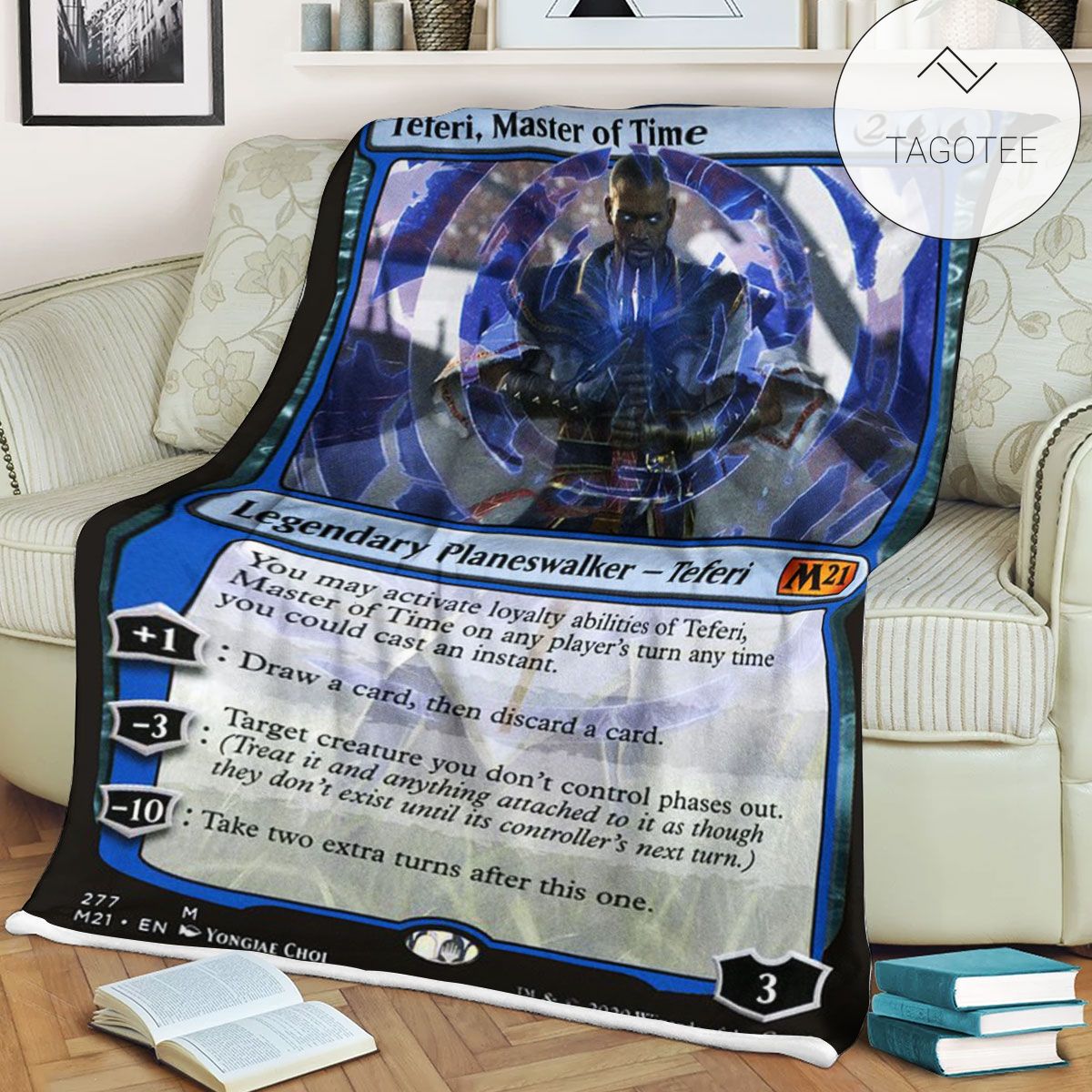 Game Mtg Magic The Gathering M21 277 Teferi Master Of Time Fleece Blanket Tagotee Game Mtg Magic The Gathering M21 277 Teferi Master Of Time Fleece Blanket Tagotee
