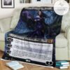 Game Mtg Magic The Gathering M21 282 Liliana Waker Of The Dead Fleece Blanket