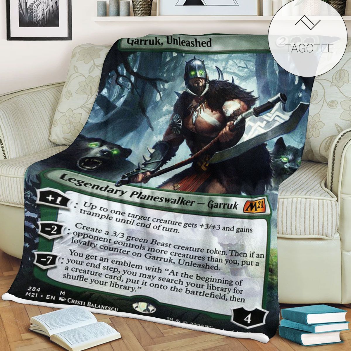 Game Mtg Magic The Gathering M21 284 Garruk Unleashed Fleece Blanket Tagotee Game Mtg Magic The Gathering M21 284 Garruk Unleashed Fleece Blanket Tagotee