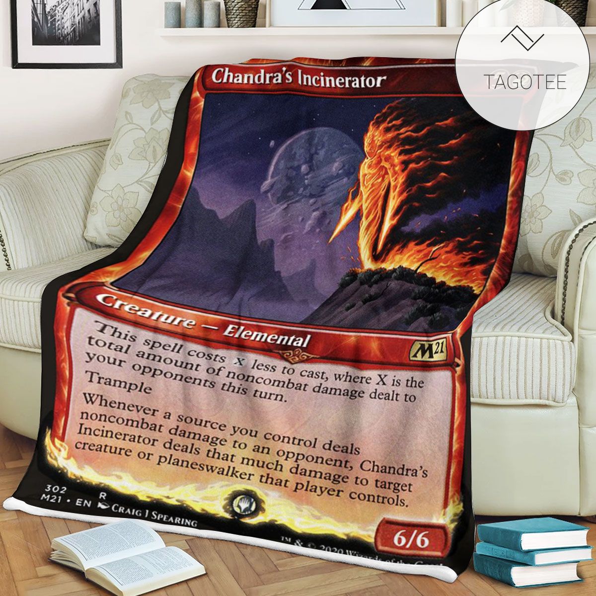 Game Mtg Magic The Gathering M21 302 Chandra S Incinerator Fleece Blanket Tagotee Game Mtg Magic The Gathering M21 302 Chandra S Incinerator Fleece Blanket Tagotee