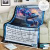 Game Mtg Magic The Gathering M21 326 Mystic Skyfish Fleece Blanket