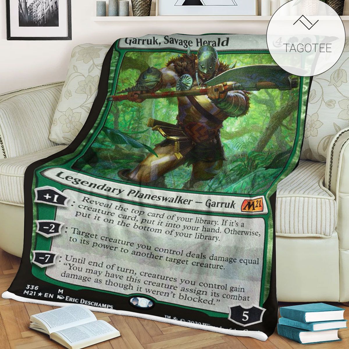 Game Mtg Magic The Gathering M21 336 Garruk Savage Herald Fleece Blanket Tagotee Game Mtg Magic The Gathering M21 336 Garruk Savage Herald Fleece Blanket Tagotee