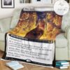 Game Mtg Magic The Gathering M21 344 Nine Lives Fleece Blanket