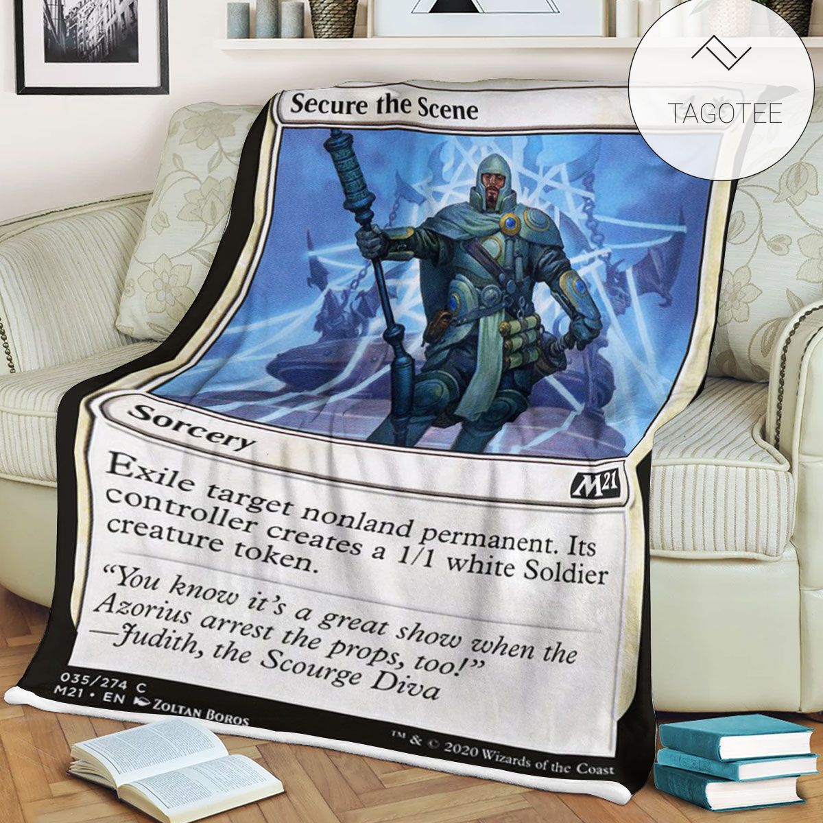 Game Mtg Magic The Gathering M21 35 Secure The Scene Fleece Blanket Tagotee Game Mtg Magic The Gathering M21 35 Secure The Scene Fleece Blanket Tagotee