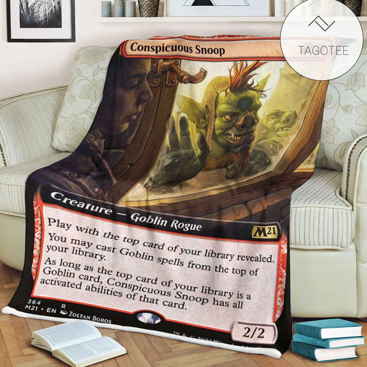 Game Mtg Magic The Gathering M21 364 Conspicuous Snoop Fleece Blanket Game Mtg Magic The Gathering M21 364 Conspicuous Snoop Fleece Blanket