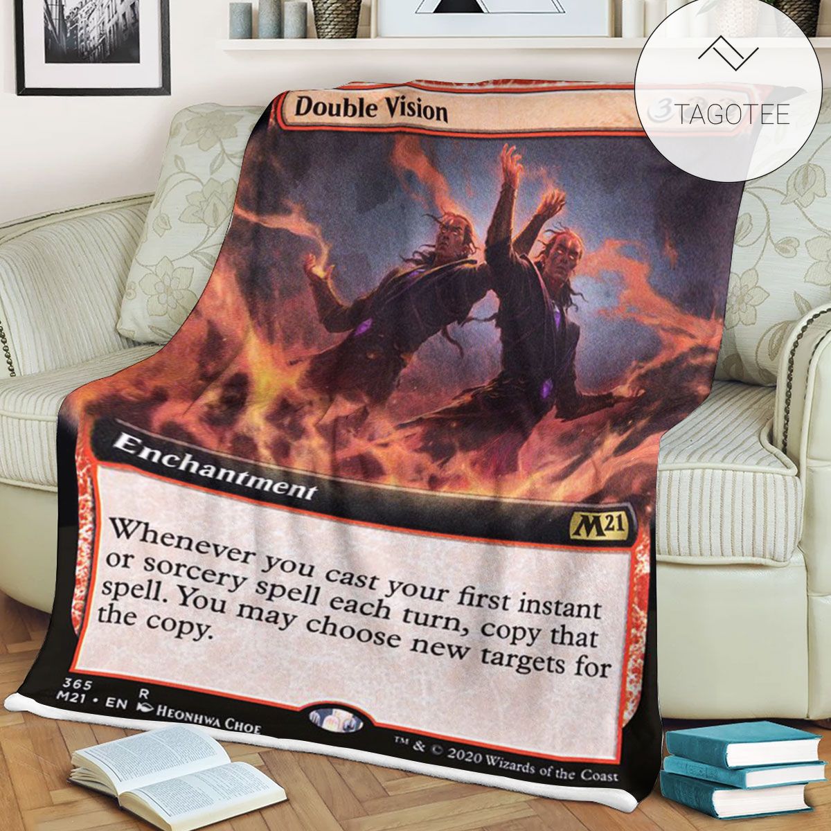 Game Mtg Magic The Gathering M21 365 Double Vision Fleece Blanket Tagotee Game Mtg Magic The Gathering M21 365 Double Vision Fleece Blanket Tagotee