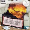 Game Mtg Magic The Gathering M21 366 Fiery Emancipation Fleece Blanket