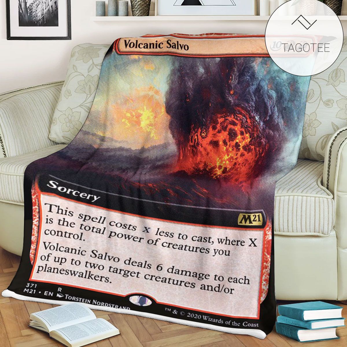 Game Mtg Magic The Gathering M21 371 Volcanic Salvo Fleece Blanket Tagotee Game Mtg Magic The Gathering M21 371 Volcanic Salvo Fleece Blanket Tagotee