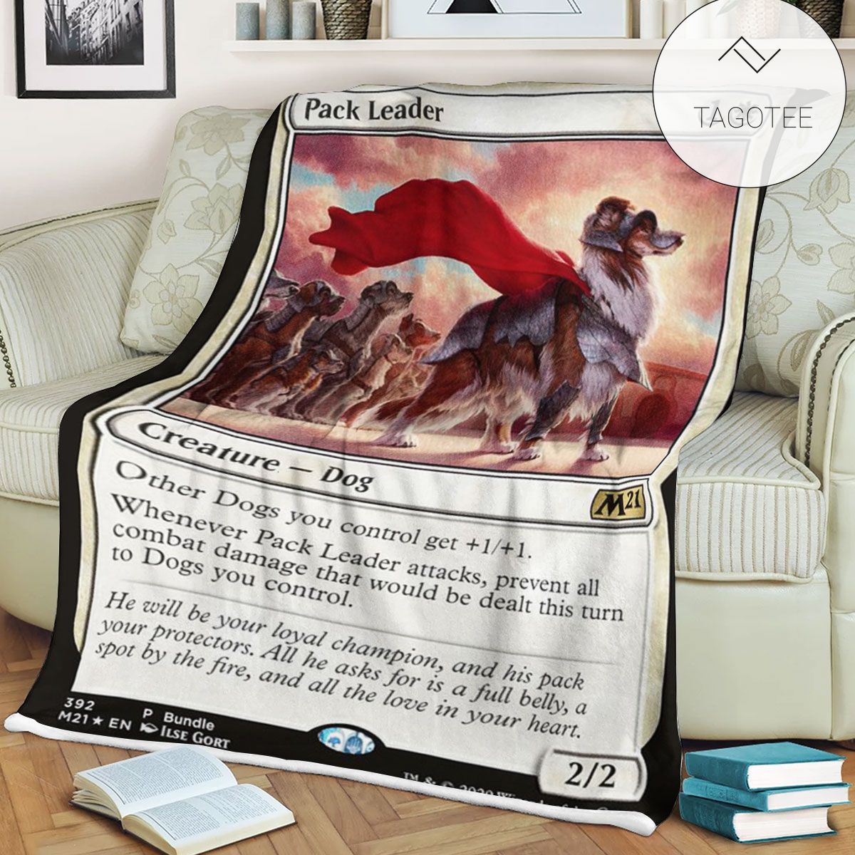 Game Mtg Magic The Gathering M21 392 Pack Leader Fleece Blanket Game Mtg Magic The Gathering M21 392 Pack Leader Fleece Blanket