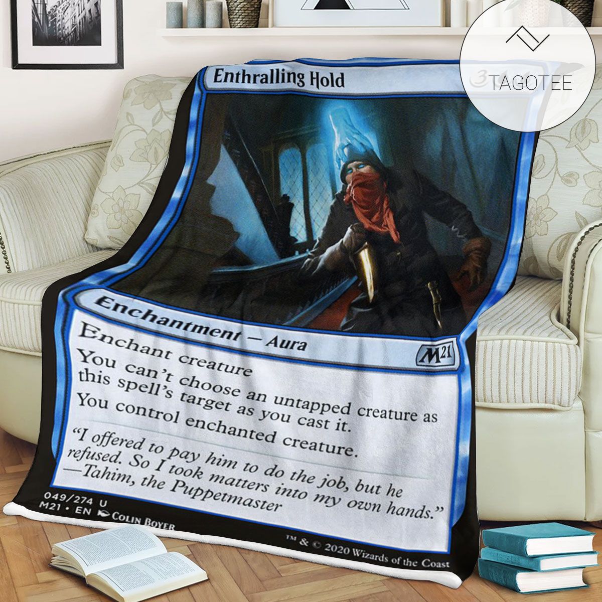 Game Mtg Magic The Gathering M21 49 Enthralling Hold Fleece Blanket Game Mtg Magic The Gathering M21 49 Enthralling Hold Fleece Blanket