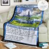 Game Mtg Magic The Gathering M21 68 Sanctum Of Calm Waters Fleece Blanket