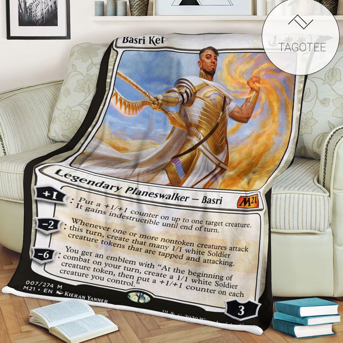 Game Mtg Magic The Gathering M21 7 Basri Ket Fleece Blanket Tagotee Game Mtg Magic The Gathering M21 7 Basri Ket Fleece Blanket Tagotee