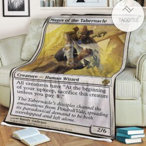Game Mtg Magic The Gathering Magus Of The Tabernacle Blanket