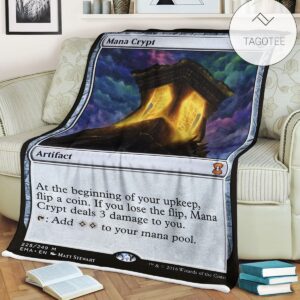 Game Mtg Magic The Gathering Mana Crypt Soft Blanket Tagotee