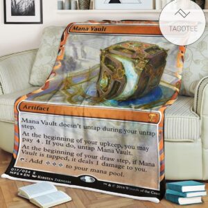 Game Mtg Magic The Gathering Mana Vault Kaladesh Inventions Blanket Tagotee