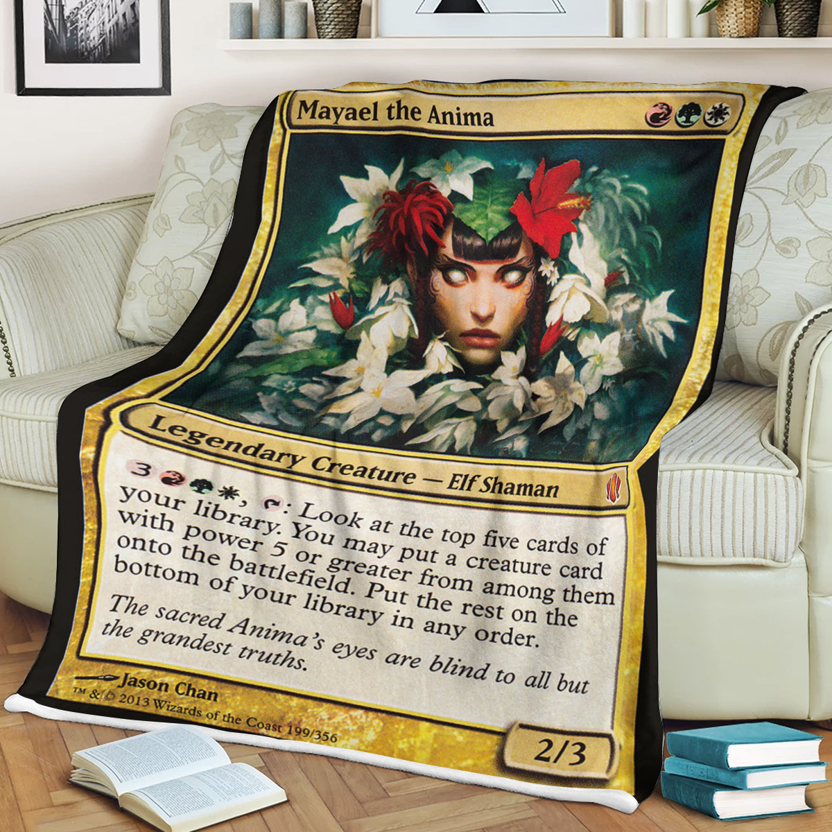 Game Mtg Magic The Gathering Mayael The Anima Soft Blanket 2 Game Mtg Magic The Gathering Mayael The Anima Soft Blanket 2