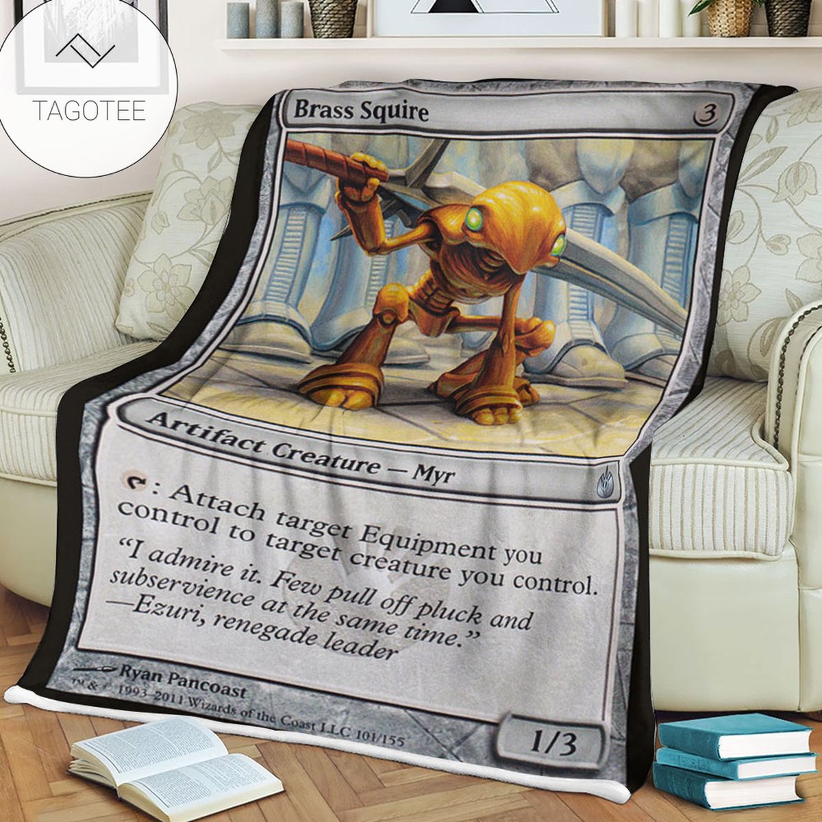 Game Mtg Magic The Gathering Mbs 101 Brass Squire Fleece Blanket Tagotee Game Mtg Magic The Gathering Mbs 101 Brass Squire Fleece Blanket Tagotee