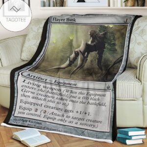 Game Mtg Magic The Gathering Mbs 107 Flayer Husk Fleece Blanket