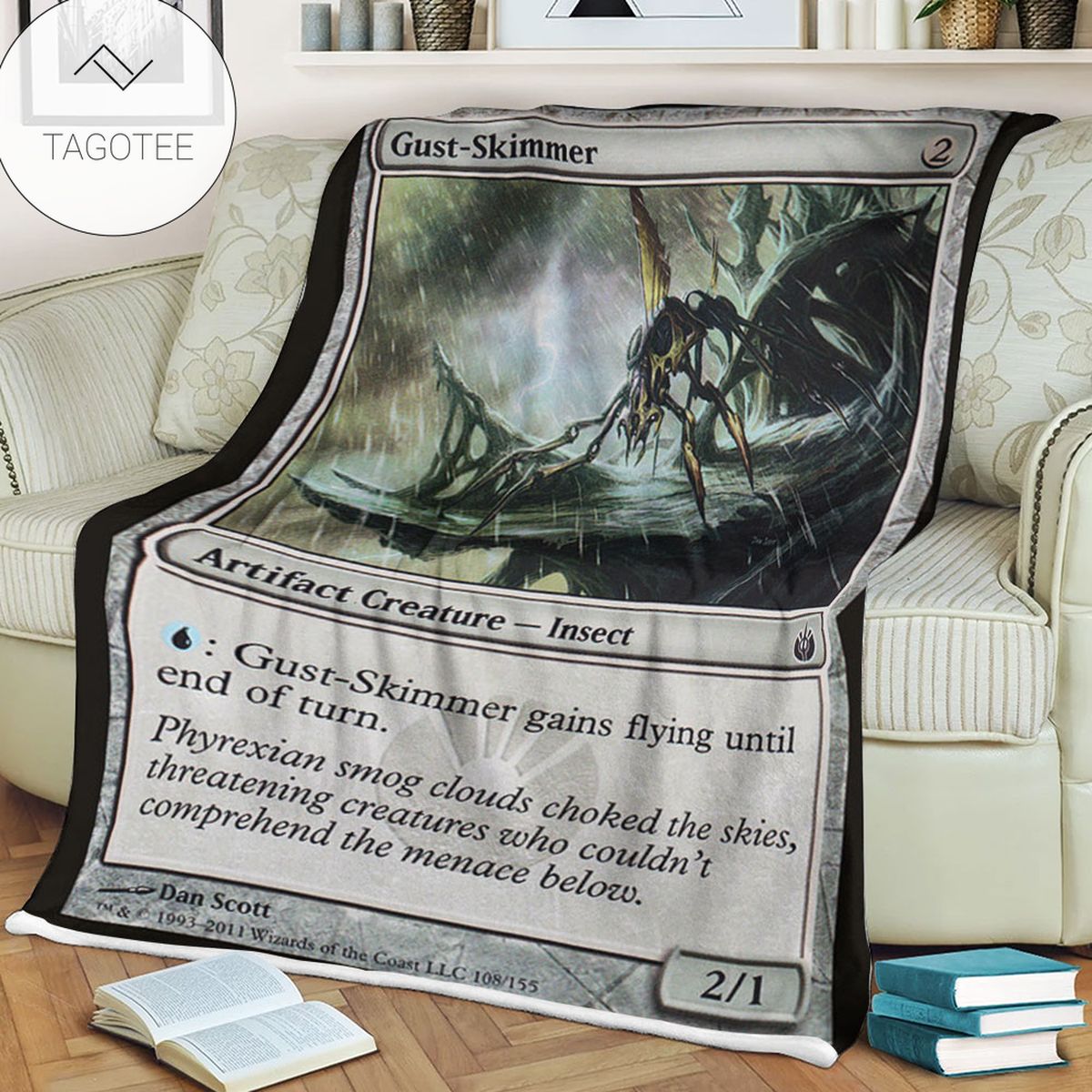 Game Mtg Magic The Gathering Mbs 108 Gust Skimmer Fleece Blanket Tagotee Game Mtg Magic The Gathering Mbs 108 Gust Skimmer Fleece Blanket Tagotee