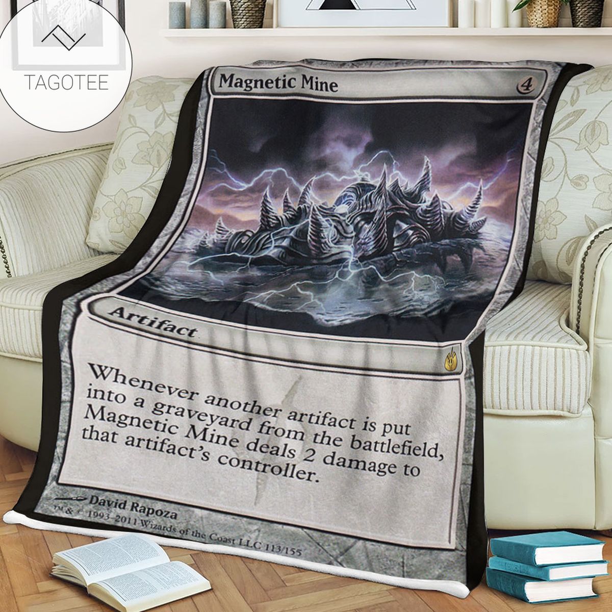Game Mtg Magic The Gathering Mbs 113 Magnetic Mine Fleece Blanket Tagotee Game Mtg Magic The Gathering Mbs 113 Magnetic Mine Fleece Blanket Tagotee