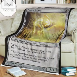 Game Mtg Magic The Gathering Mbs 119 Peace Strider Fleece Blanket