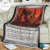 Game Mtg Magic The Gathering Mbs 128 Rusted Slasher Fleece Blanket