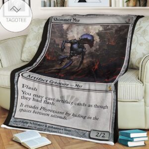 Game Mtg Magic The Gathering Mbs 129 Shimmer Myr Fleece Blankett