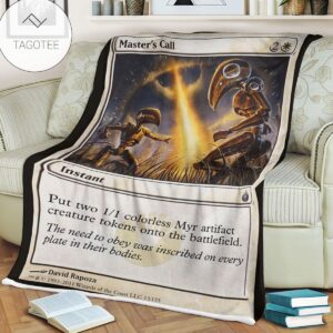 Game Mtg Magic The Gathering Mbs 13 Master S Call Fleece Blanket