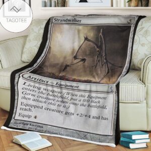 Game Mtg Magic The Gathering Mbs 137 Strandwalker Fleece Blanket
