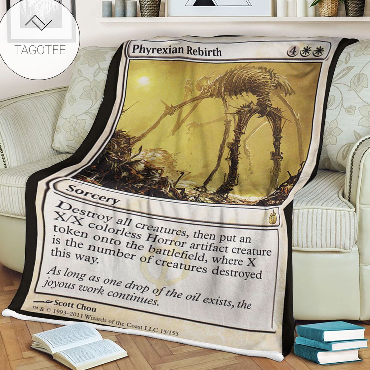 Game Mtg Magic The Gathering Mbs 15 Phyrexian Rebirth Fleece Blanket Game Mtg Magic The Gathering Mbs 15 Phyrexian Rebirth Fleece Blanket