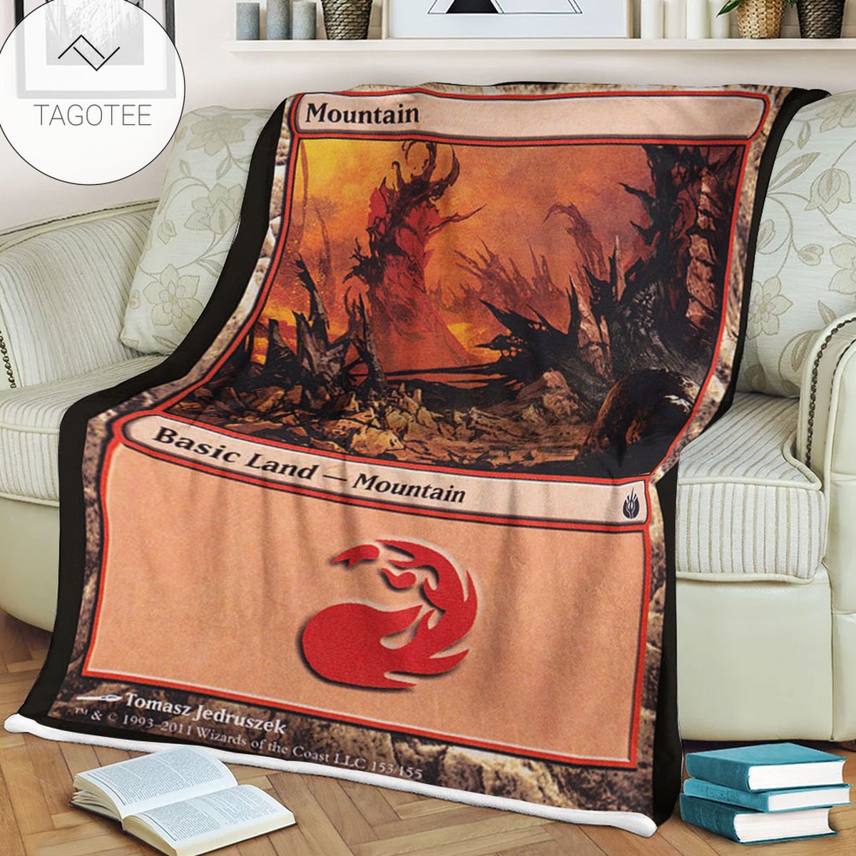 Game Mtg Magic The Gathering Mbs 153 Mountain Fleece Blanket Tagotee Game Mtg Magic The Gathering Mbs 153 Mountain Fleece Blanket Tagotee